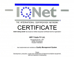 Сертификат IQNet ISO 9001:2015 2021-04-16 eng